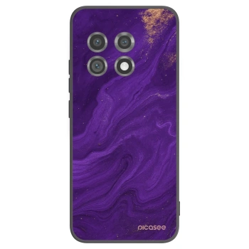 Picasee fekete szilikon tok az alábbi mobiltelefonokra OnePlus 11 5G - Purple