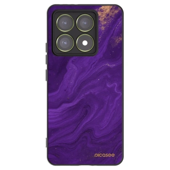Picasee fekete szilikon tok az alábbi mobiltelefonokra Xiaomi 14T - Purple