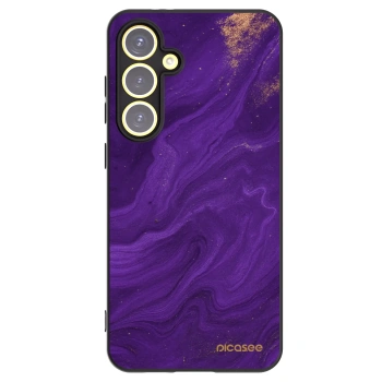Picasee fekete szilikon tok az alábbi mobiltelefonokra Samsung Galaxy S24 FE S721B - Purple