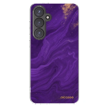 Picasee átlátszó szilikon tok az alábbi mobiltelefonokra Samsung Galaxy S24 FE S721B - Purple