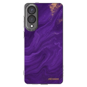 Picasee átlátszó szilikon tok az alábbi mobiltelefonokra Samsung Galaxy S25 Edge 5G - Purple