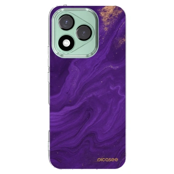 Picasee átlátszó szilikon tok az alábbi mobiltelefonokra Honor 400 Lite 5G - Purple