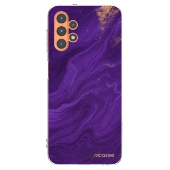 Picasee átlátszó szilikon tok az alábbi mobiltelefonokra Samsung Galaxy A13 5G - Purple