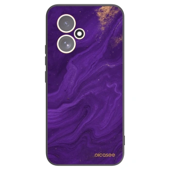 Picasee fekete szilikon tok az alábbi mobiltelefonokra Honor 400 5G - Purple