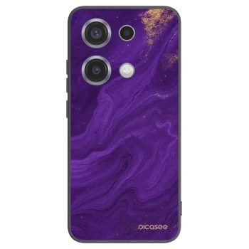 Picasee fekete szilikon tok az alábbi mobiltelefonokra Xiaomi Redmi Note 14S - Purple