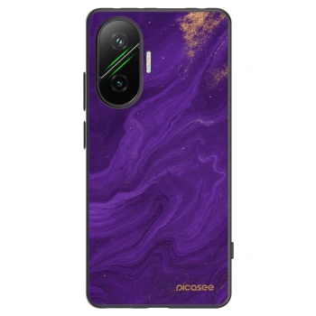 Picasee fekete szilikon tok az alábbi mobiltelefonokra Xiaomi Poco F7 5G - Purple