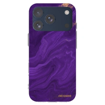 Picasee átlátszó szilikon tok az alábbi mobiltelefonokra Apple iPhone 17 Pro - Purple