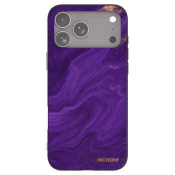 Picasee fekete szilikon tok az alábbi mobiltelefonokra Apple iPhone 17 Pro Max - Purple