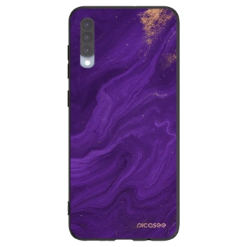 Picasee fekete szilikon tok az alábbi mobiltelefonokra Samsung Galaxy A70 A705F - Purple