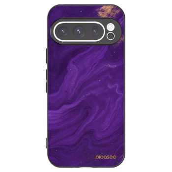 Picasee fekete szilikon tok az alábbi mobiltelefonokra Google Pixel 9 Pro XL - Purple