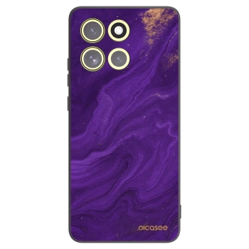 Picasee fekete szilikon tok az alábbi mobiltelefonokra Motorola Moto G86 5G - Purple