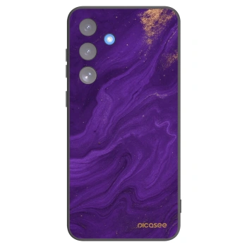 Picasee fekete szilikon tok az alábbi mobiltelefonokra Samsung Galaxy S25 FE 5G - Purple
