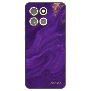Picasee fekete szilikon tok az alábbi mobiltelefonokra Motorola Moto G86 Power 5G - Purple