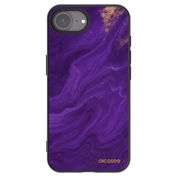 Picasee fekete szilikon tok az alábbi mobiltelefonokra Apple iPhone 17e - Purple