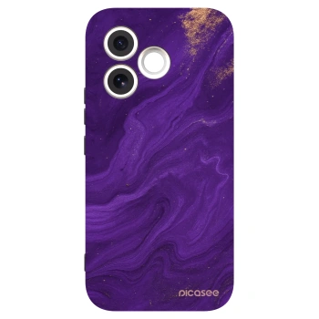 Picasee fekete szilikon tok az alábbi mobiltelefonokra Honor 600 Lite - Purple