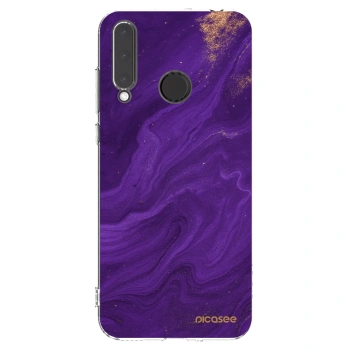 Picasee átlátszó szilikon tok az alábbi mobiltelefonokra Honor 20 Lite - Purple