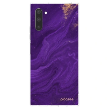 Picasee átlátszó szilikon tok az alábbi mobiltelefonokra Samsung Galaxy Note 10 N970F - Purple