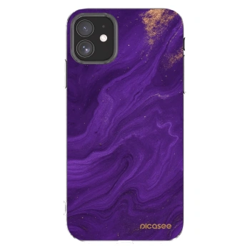 Picasee átlátszó szilikon tok az alábbi mobiltelefonokra Apple iPhone 11 - Purple