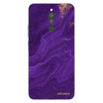 Picasee átlátszó szilikon tok az alábbi mobiltelefonokra Xiaomi Redmi 8 - Purple
