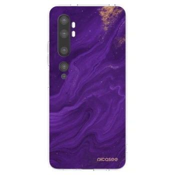 Picasee átlátszó szilikon tok az alábbi mobiltelefonokra Xiaomi Mi Note 10 (Pro) - Purple