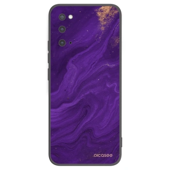 Picasee fekete szilikon tok az alábbi mobiltelefonokra Samsung Galaxy S20 G980F - Purple