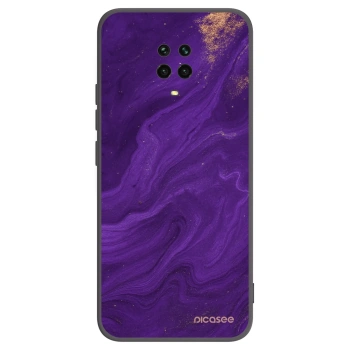 Picasee fekete szilikon tok az alábbi mobiltelefonokra Xiaomi Redmi Note 9S - Purple