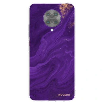 Picasee átlátszó szilikon tok az alábbi mobiltelefonokra Xiaomi Poco F2 Pro - Purple