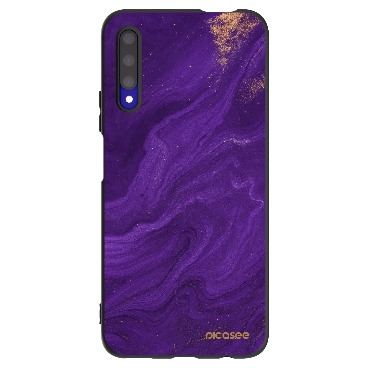 Picasee fekete szilikon tok az alábbi mobiltelefonokra Honor 9X Pro - Purple