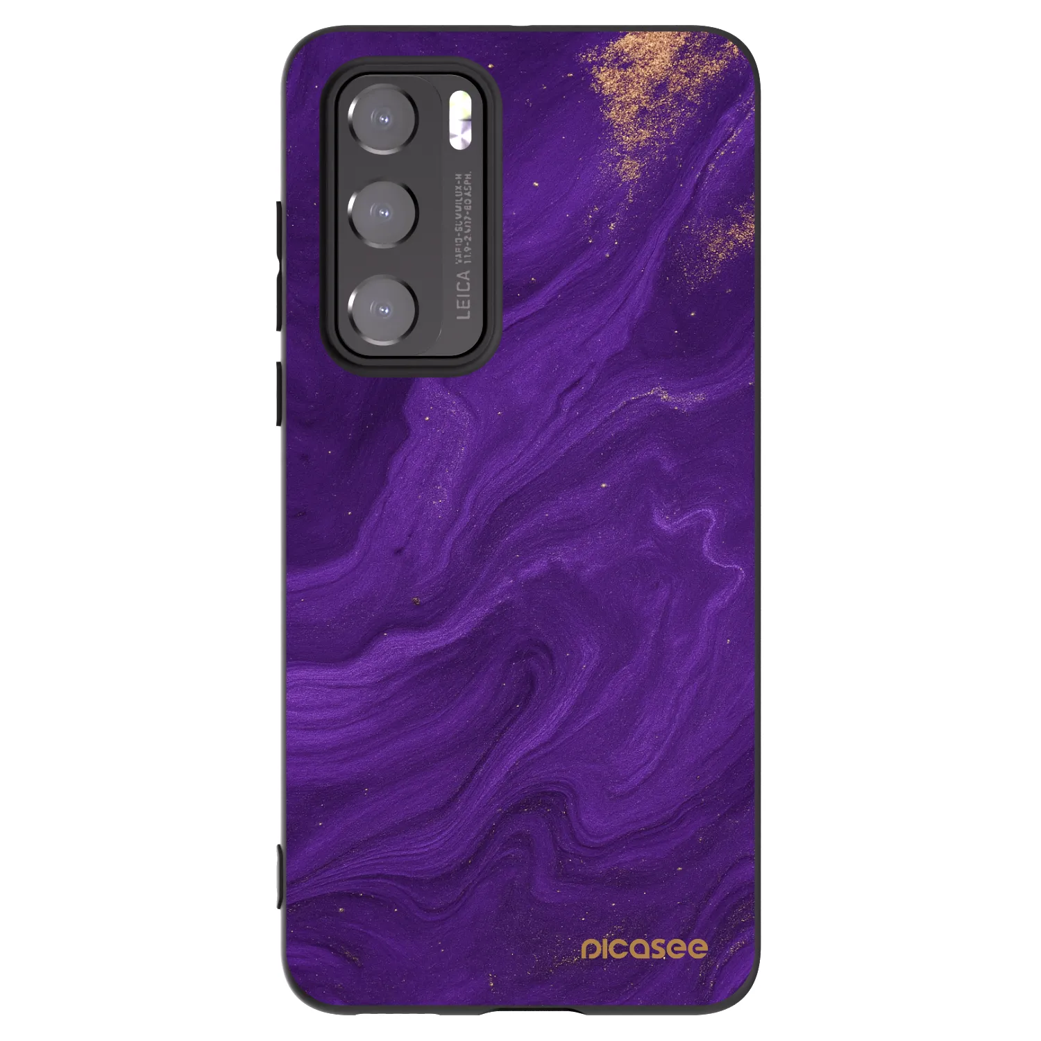 Picasee fekete szilikon tok az alábbi mobiltelefonokra Huawei P40 - Purple