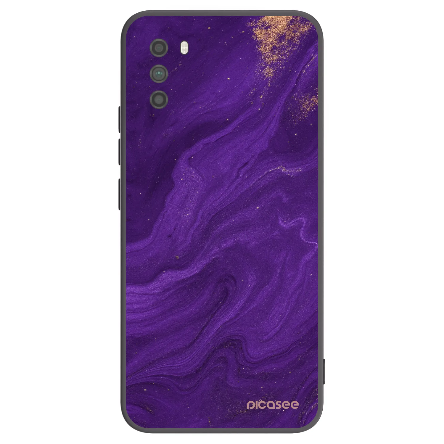 Picasee fekete szilikon tok az alábbi mobiltelefonokra Xiaomi Poco M3 - Purple