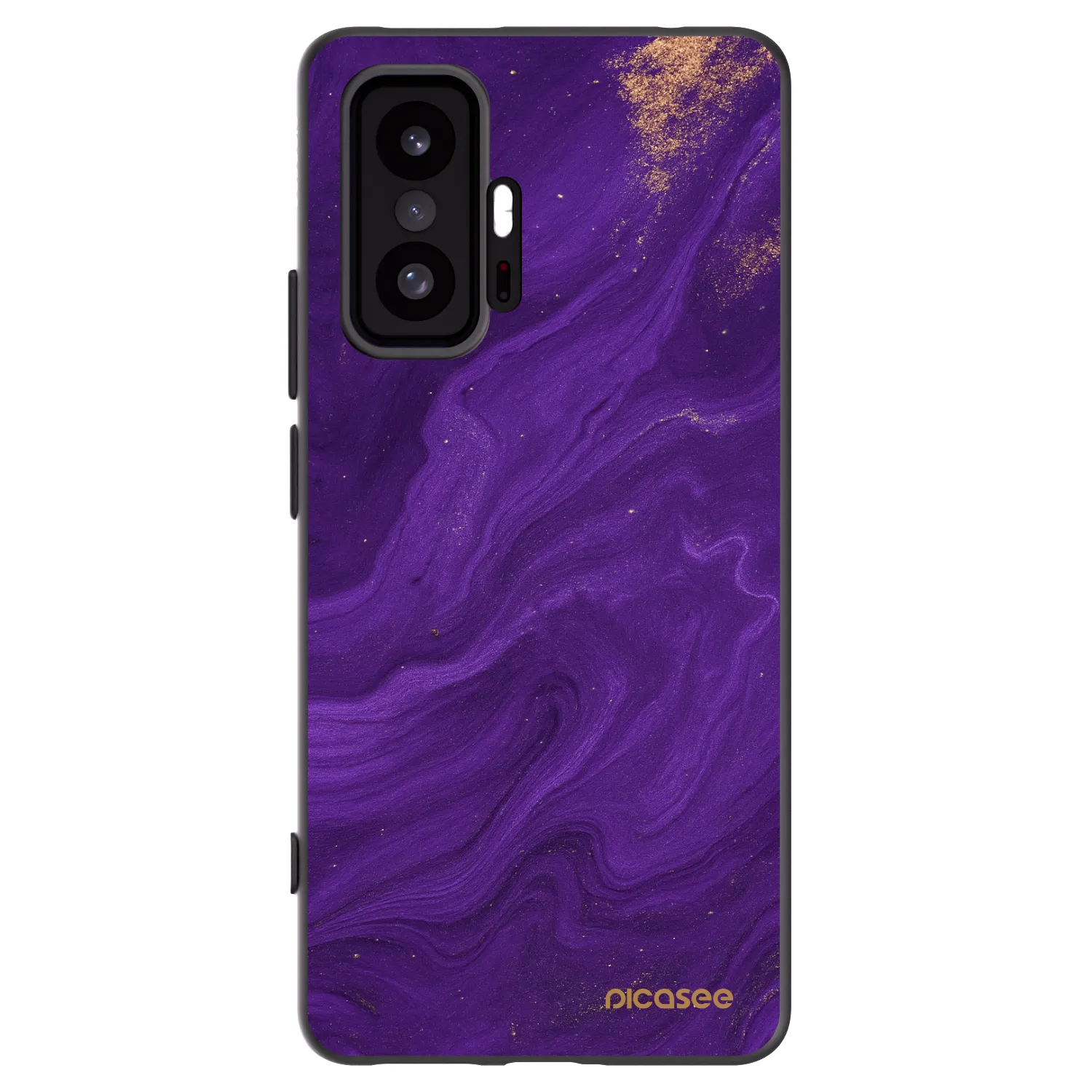 Picasee fekete szilikon tok az alábbi mobiltelefonokra Xiaomi 11T Pro - Purple