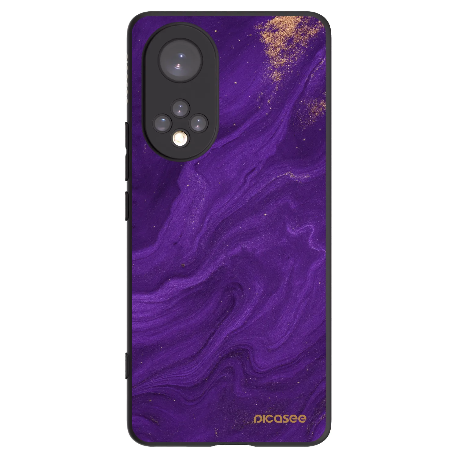 Picasee fekete szilikon tok az alábbi mobiltelefonokra Honor 50 5G - Purple