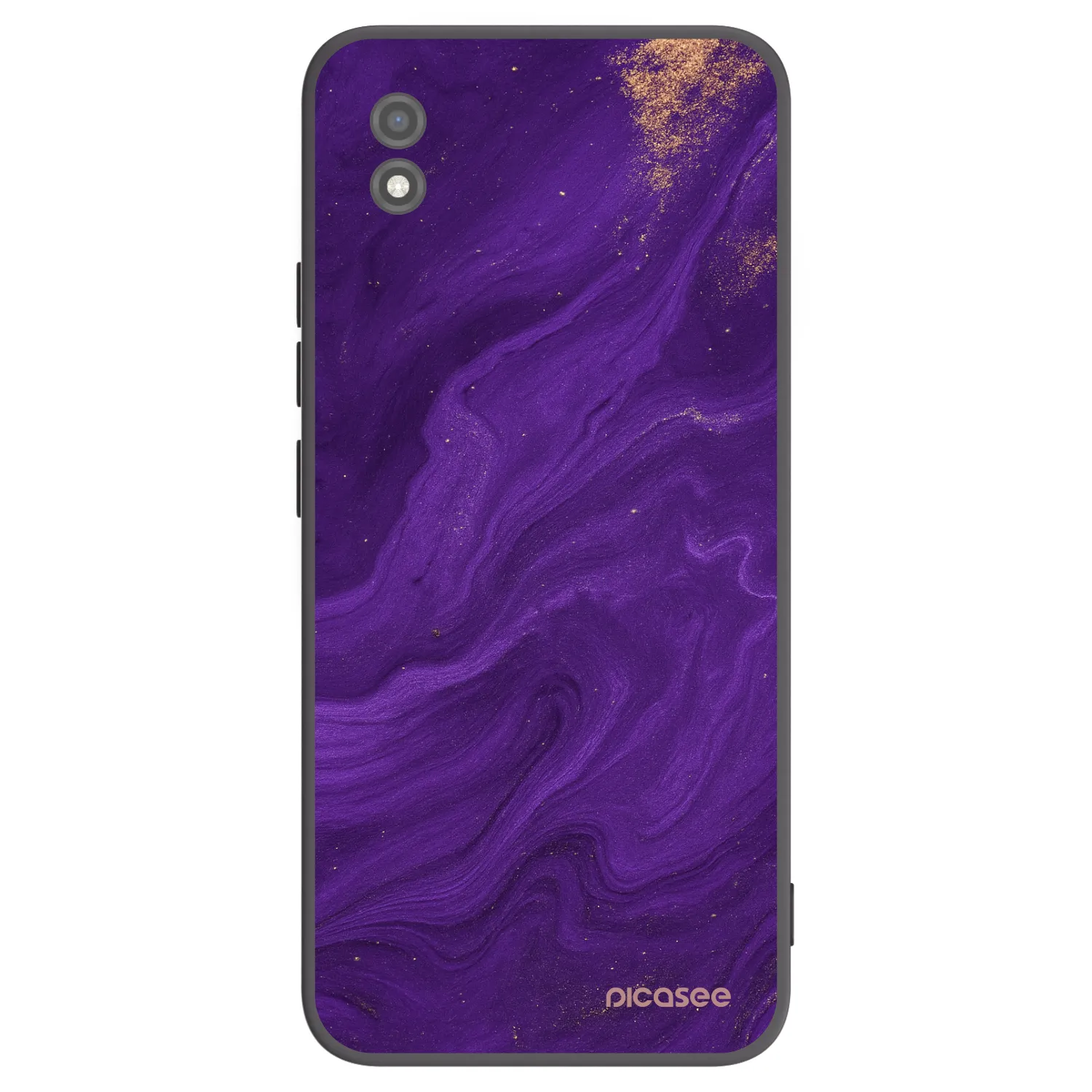 Picasee fekete szilikon tok az alábbi mobiltelefonokra Realme C11 (2021) - Purple
