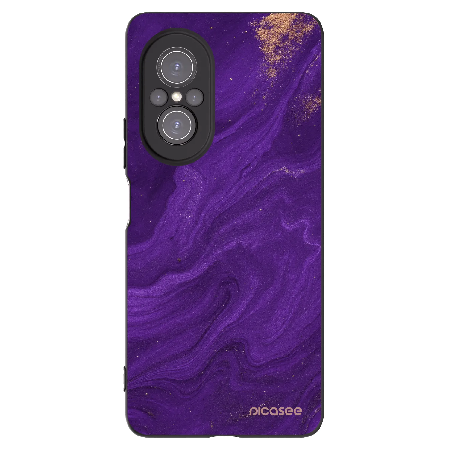 Picasee fekete szilikon tok az alábbi mobiltelefonokra Huawei Nova 9 SE - Purple