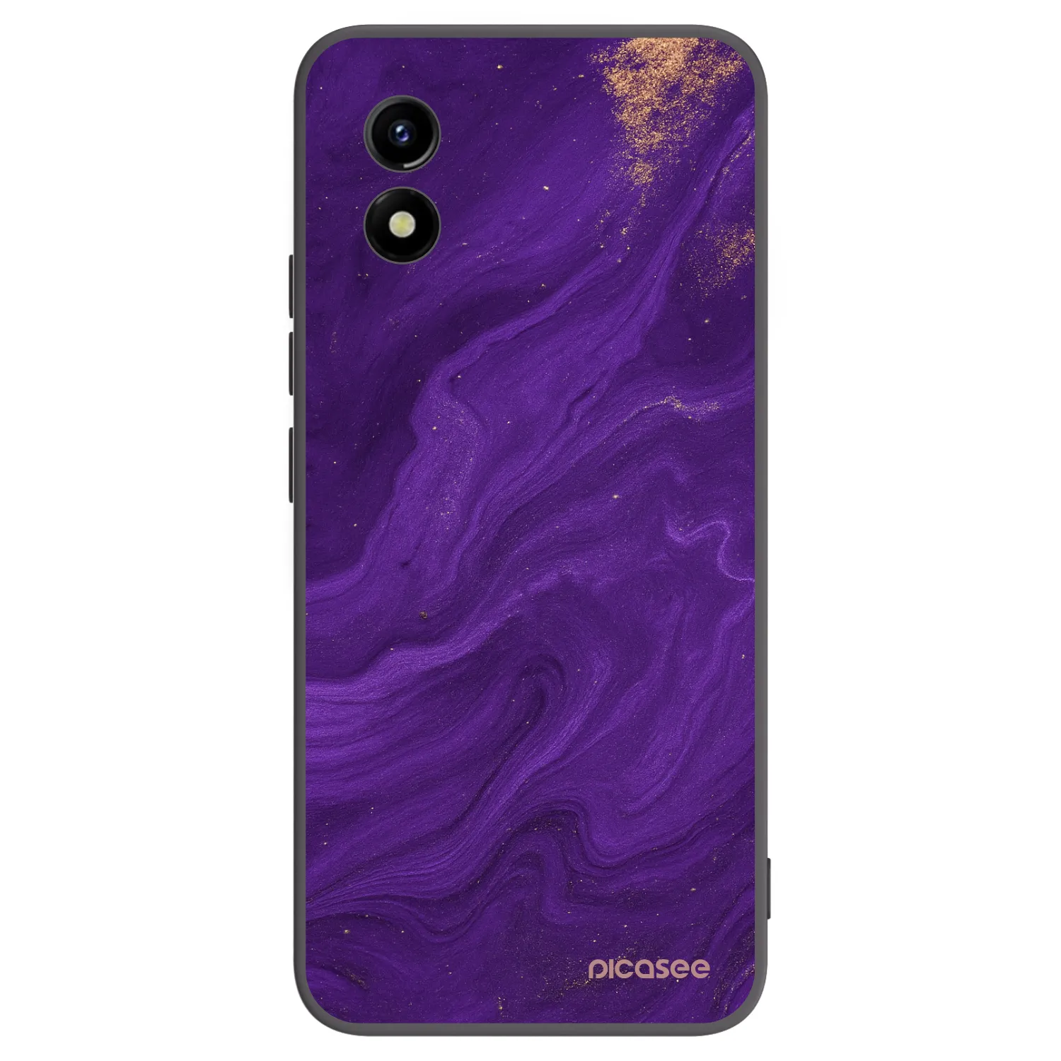 Picasee fekete szilikon tok az alábbi mobiltelefonokra Vivo Y01 - Purple