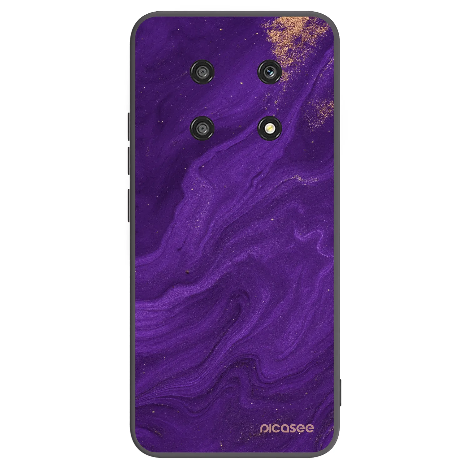 Picasee fekete szilikon tok az alábbi mobiltelefonokra Honor Magic4 Lite 5G - Purple