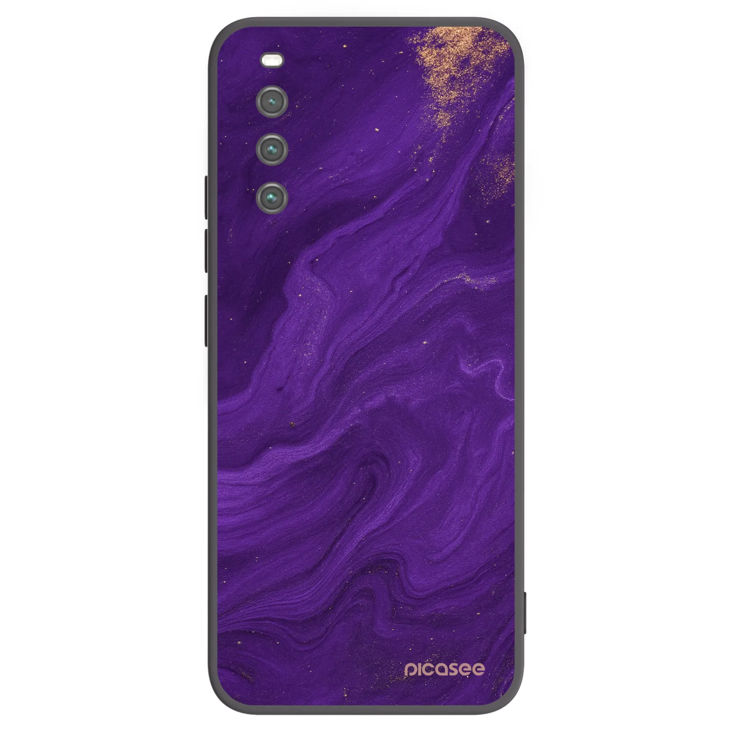 Picasee fekete szilikon tok az alábbi mobiltelefonokra Sony Xperia 10 IV 5G - Purple