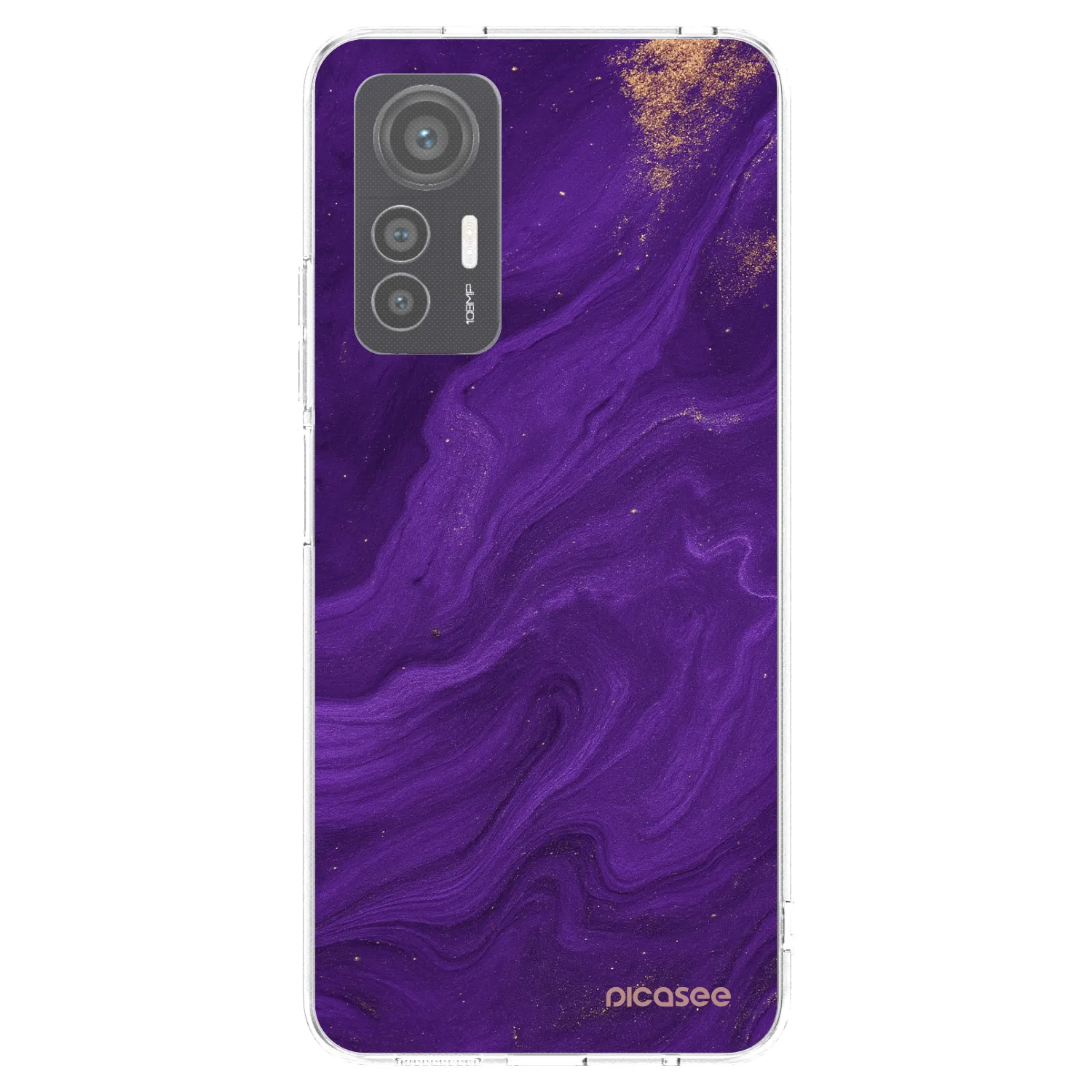Picasee átlátszó szilikon tok az alábbi mobiltelefonokra Xiaomi 12 Lite - Purple