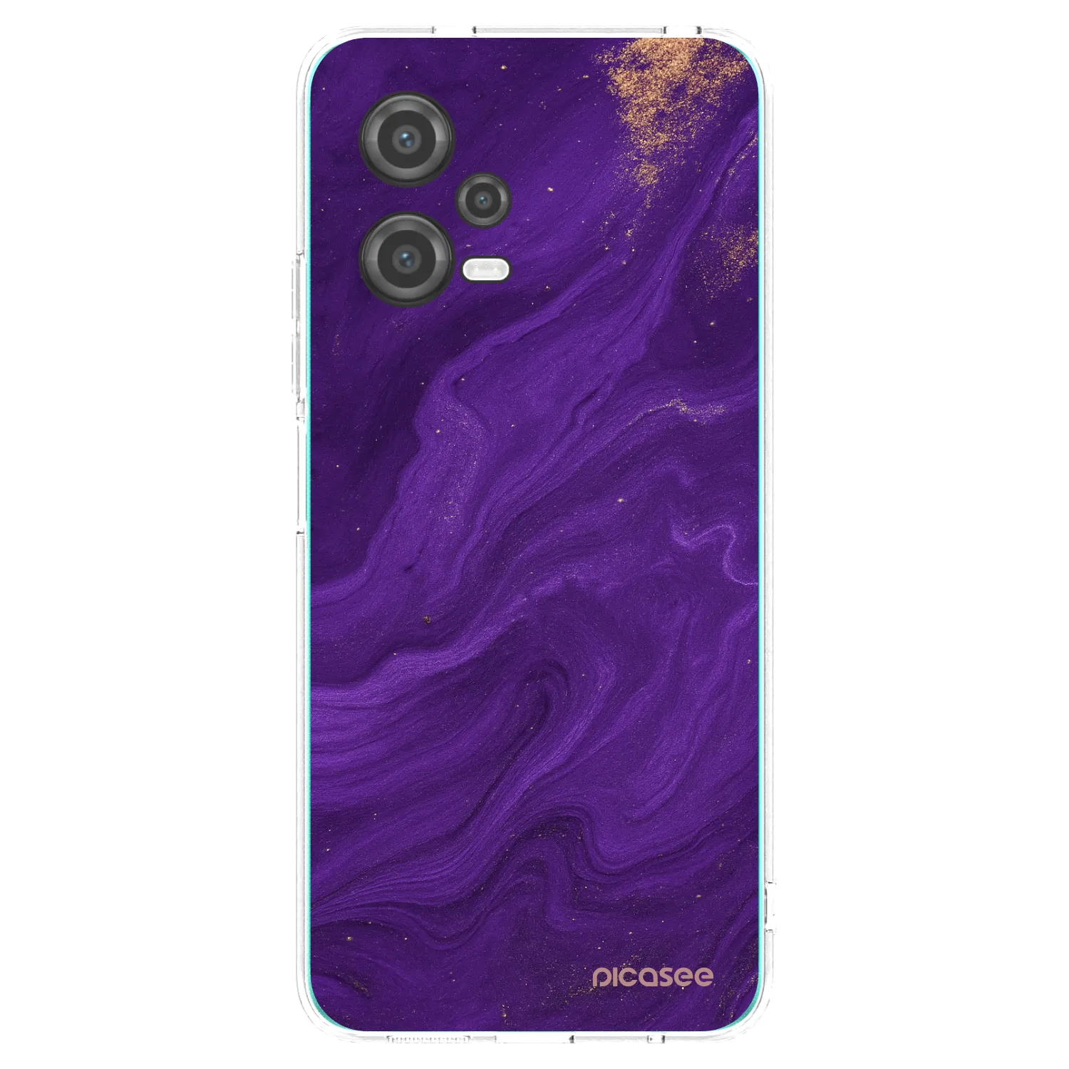 Picasee átlátszó szilikon tok az alábbi mobiltelefonokra Xiaomi Poco X5 - Purple