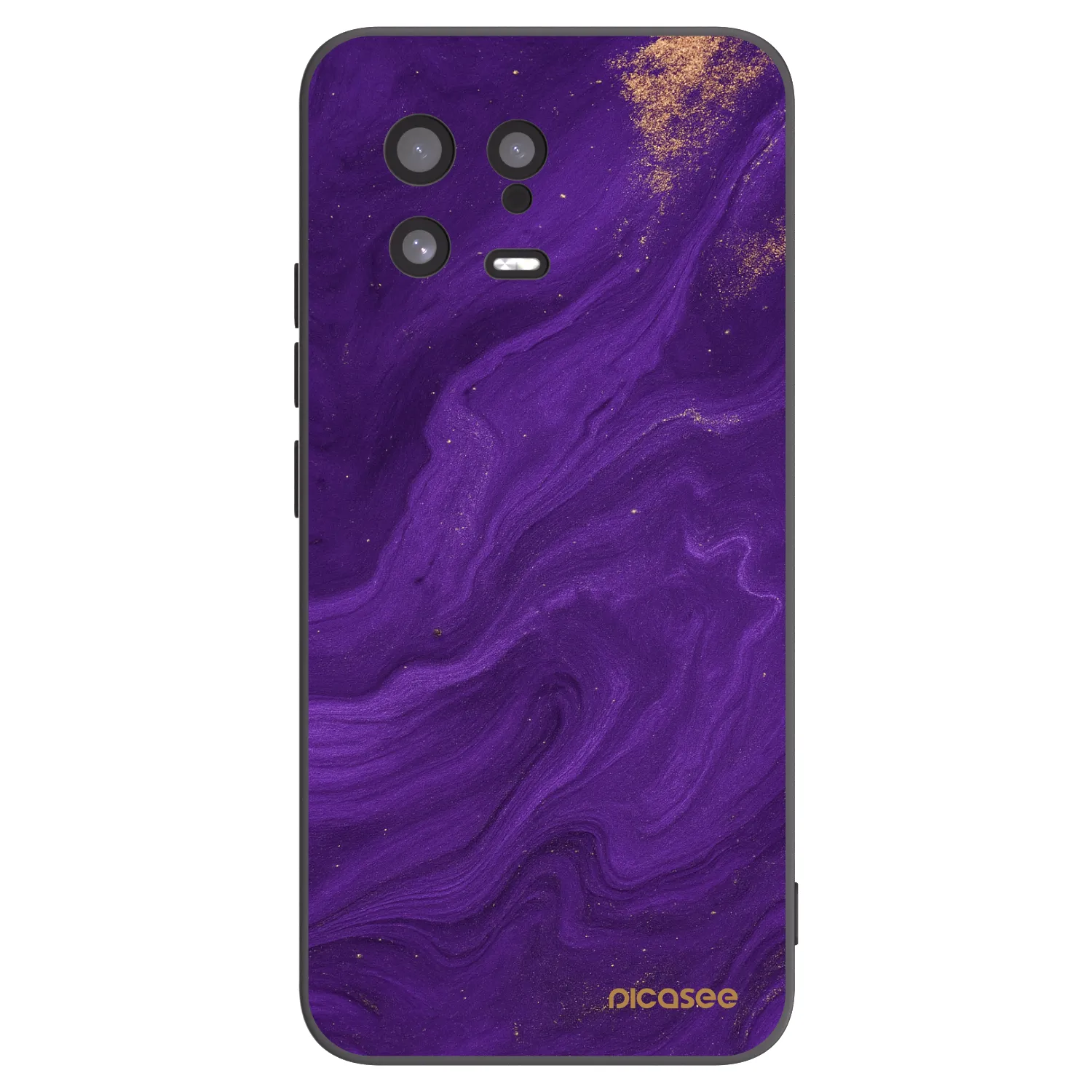 Picasee fekete szilikon tok az alábbi mobiltelefonokra Xiaomi 13 - Purple