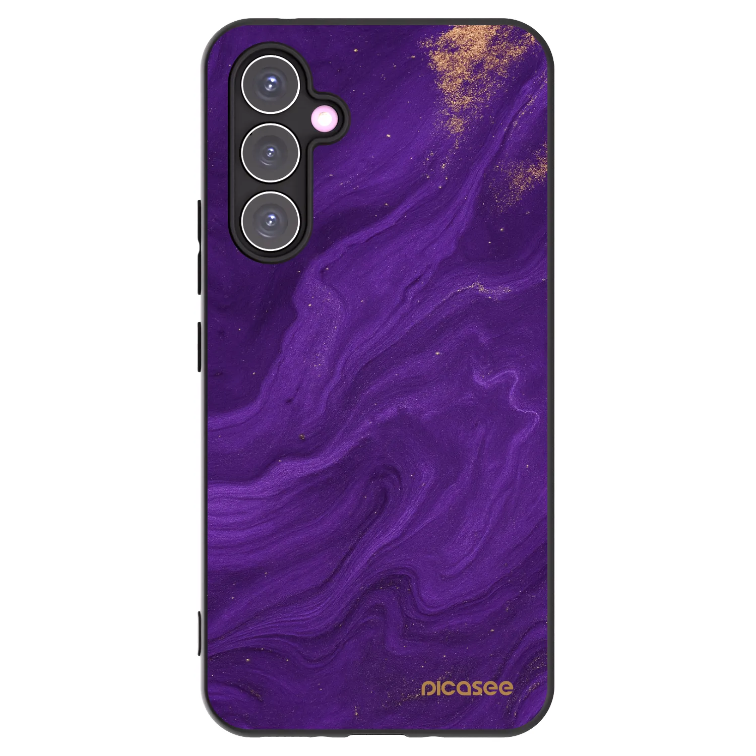 Picasee fekete szilikon tok az alábbi mobiltelefonokra Samsung Galaxy A54 5G A546B - Purple