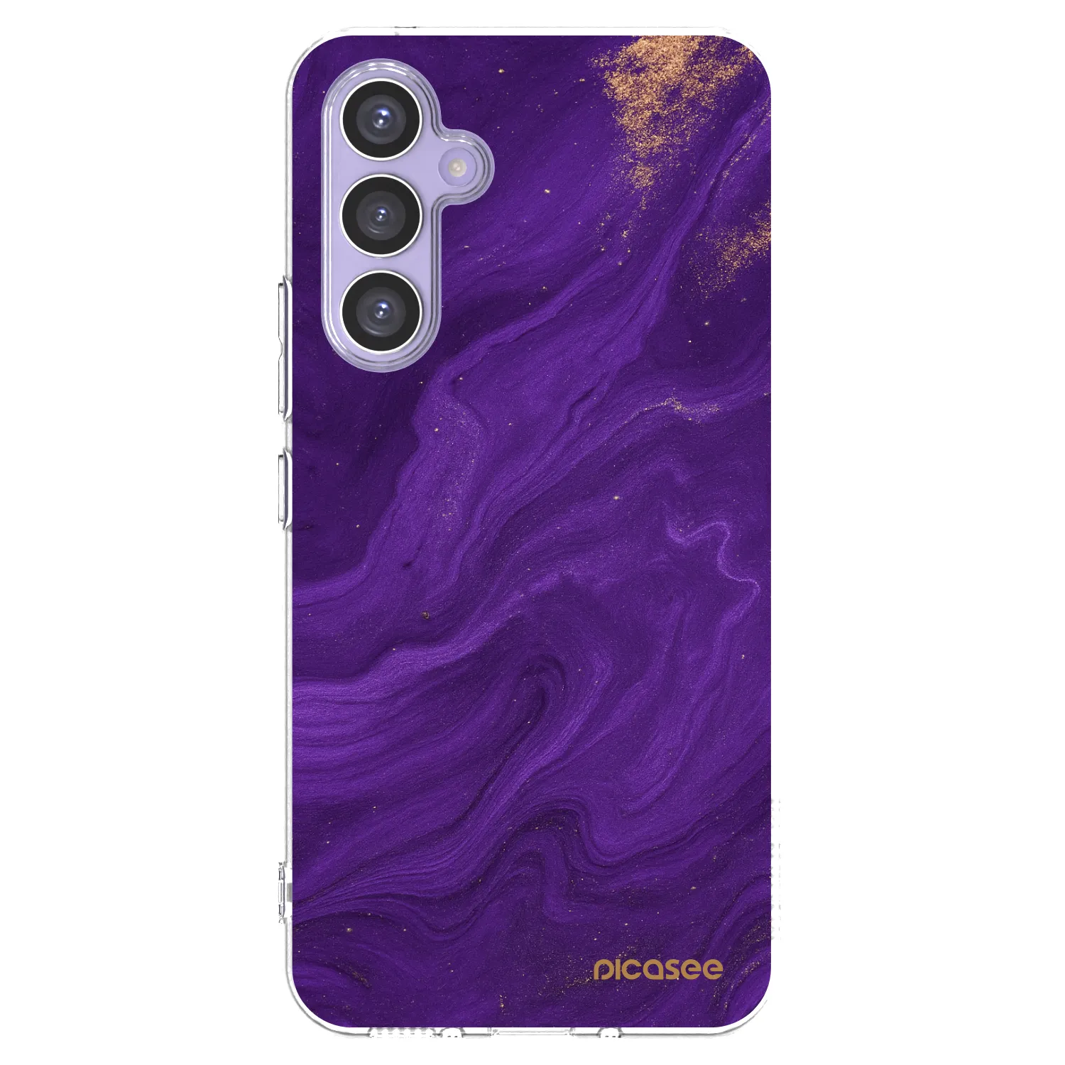 Picasee átlátszó szilikon tok az alábbi mobiltelefonokra Samsung Galaxy A54 5G A546B - Purple