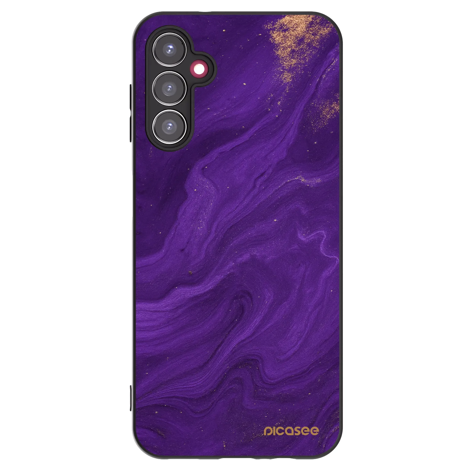Picasee fekete szilikon tok az alábbi mobiltelefonokra Samsung Galaxy A14 5G A146P - Purple