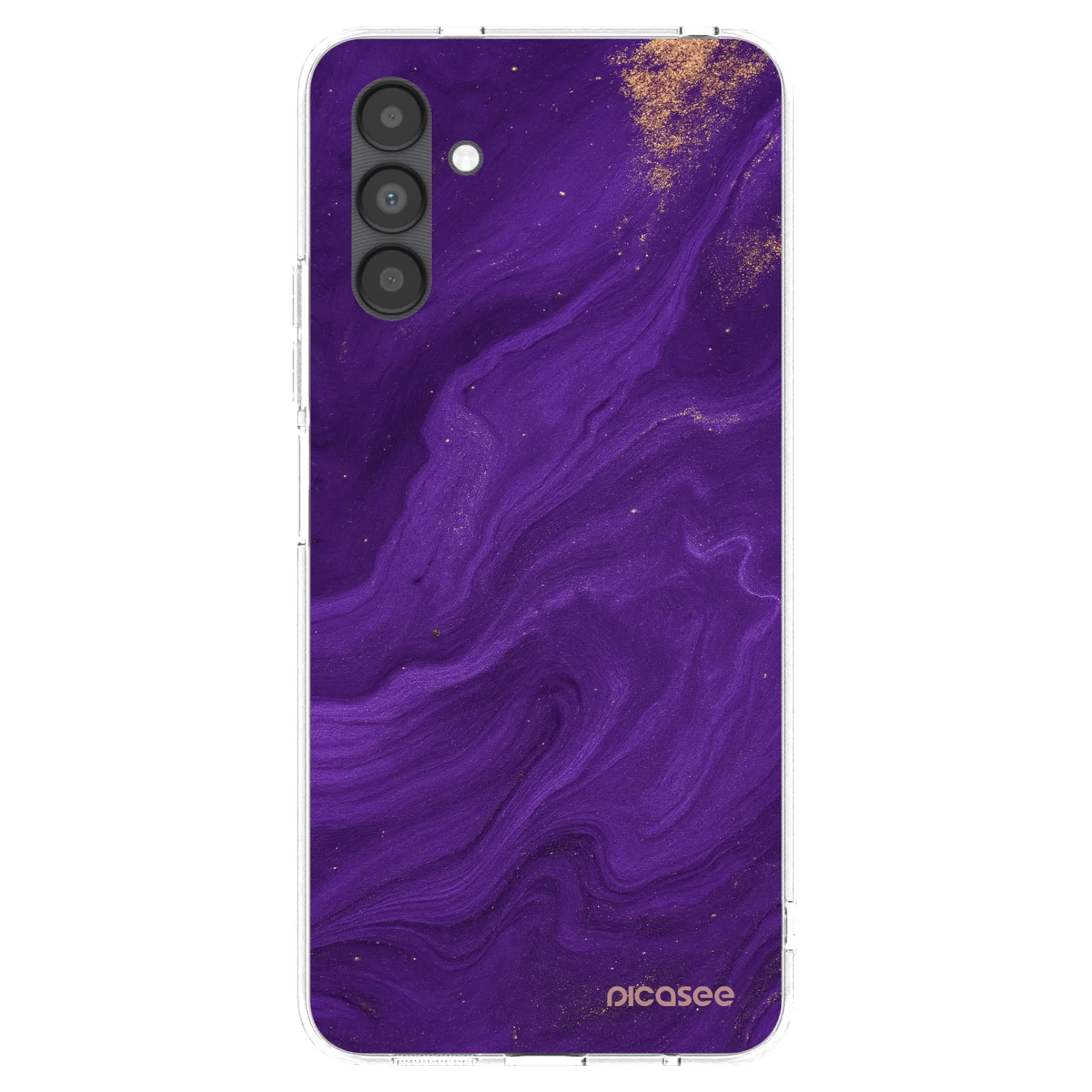 Picasee átlátszó szilikon tok az alábbi mobiltelefonokra Samsung Galaxy A04s A047F - Purple