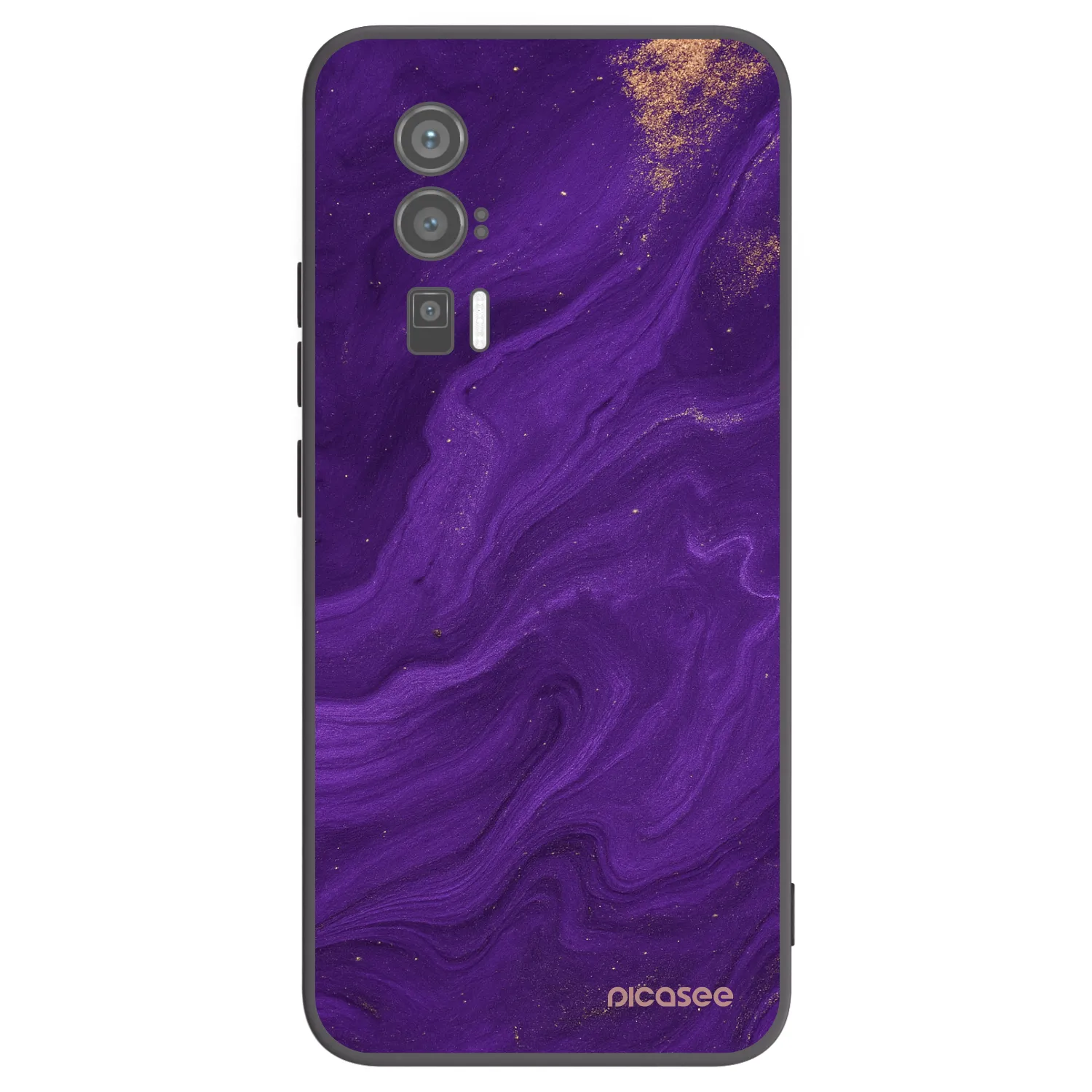 Picasee fekete szilikon tok az alábbi mobiltelefonokra Xiaomi Poco F5 Pro 5G - Purple