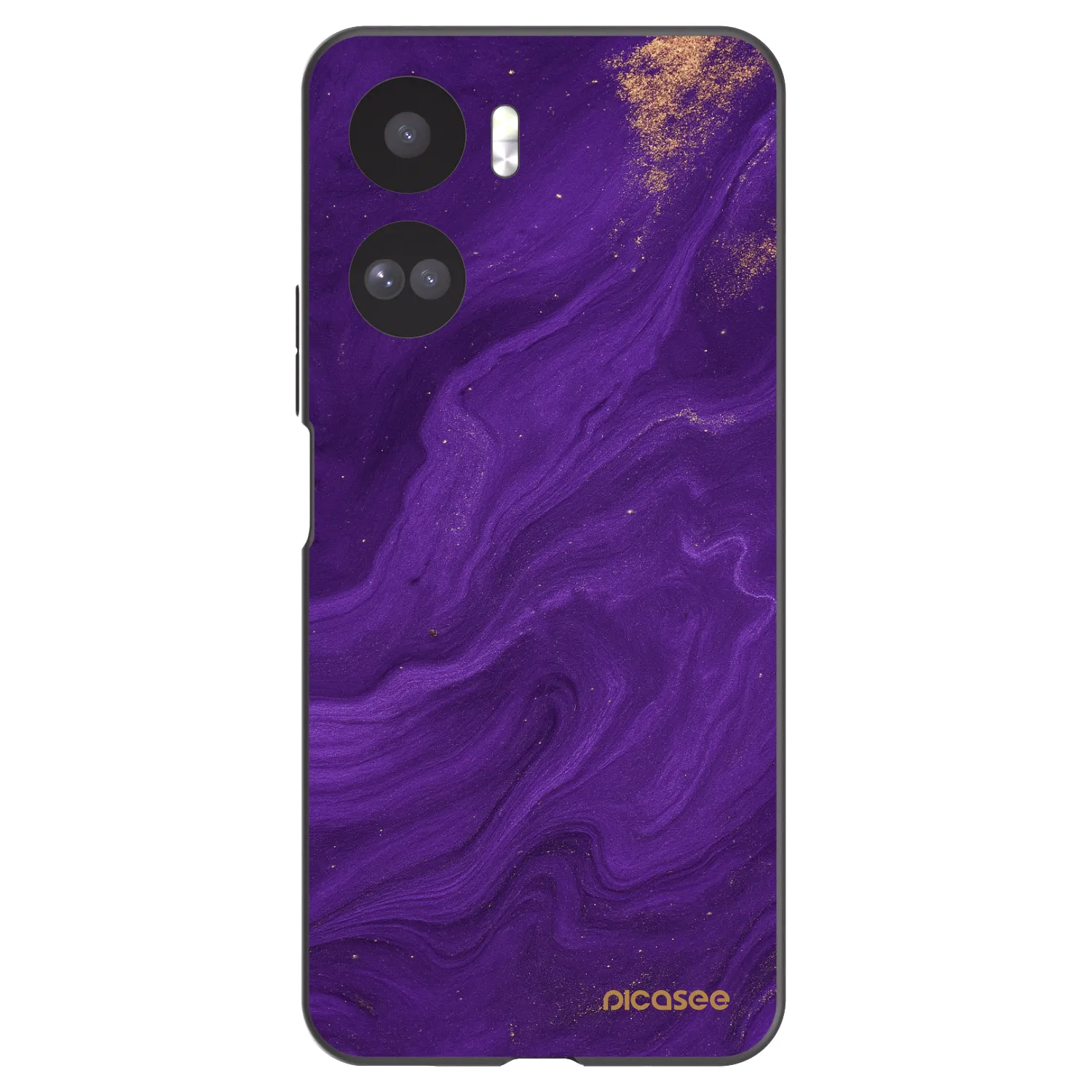 Picasee fekete szilikon tok az alábbi mobiltelefonokra Honor 90 Lite 5G - Purple