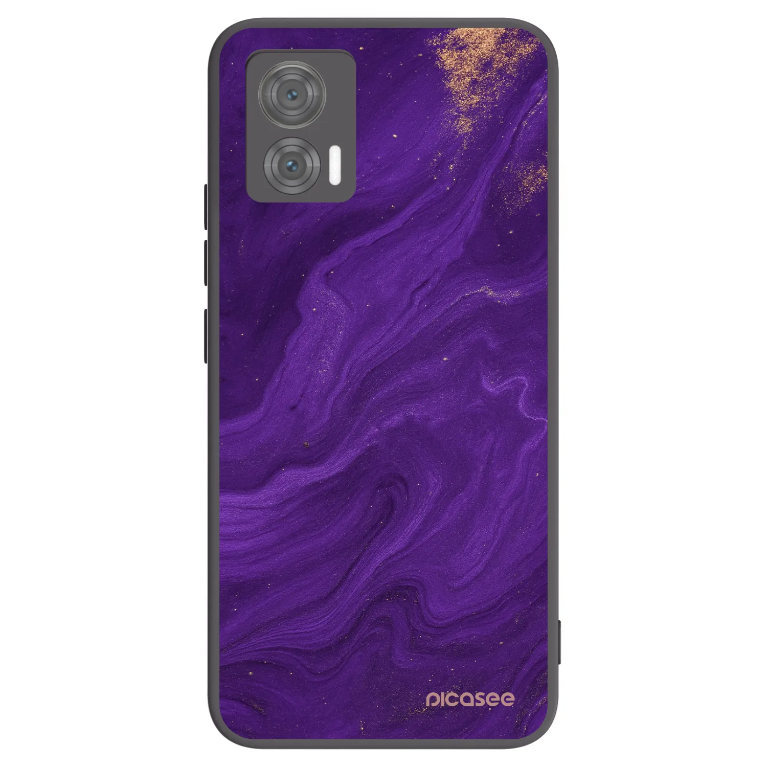 Picasee fekete szilikon tok az alábbi mobiltelefonokra Motorola Edge 30 Neo - Purple