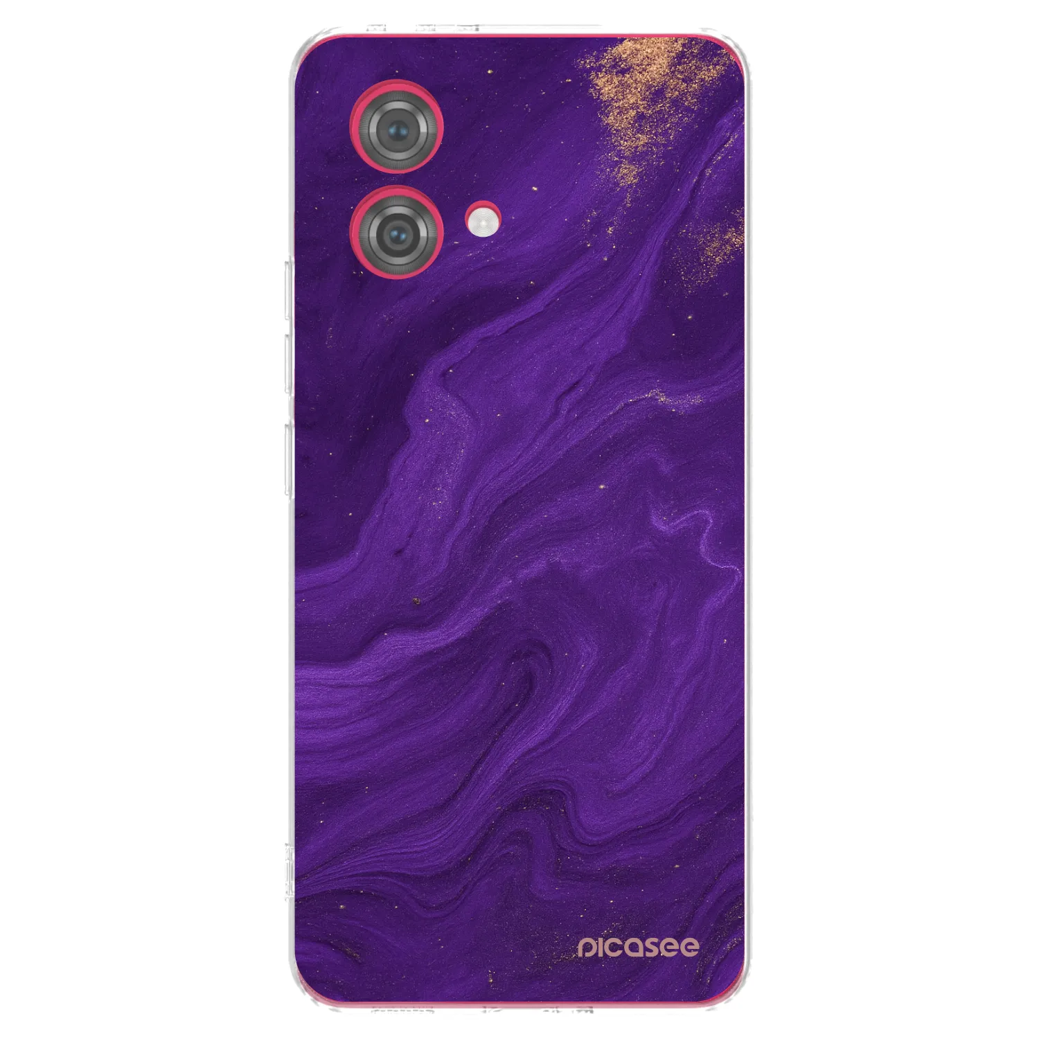 Picasee átlátszó szilikon tok az alábbi mobiltelefonokra Motorola Moto G84 5G - Purple
