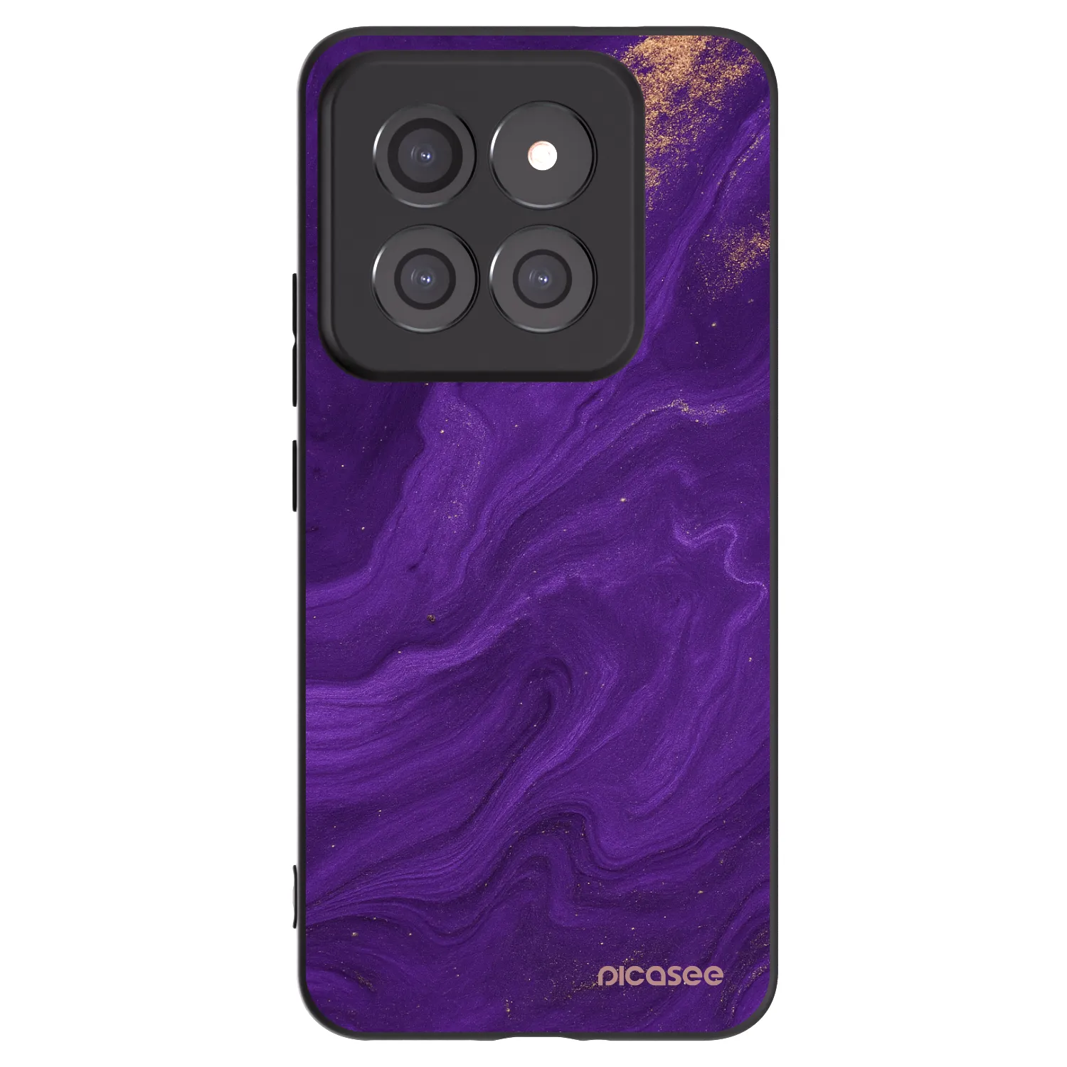 Picasee fekete szilikon tok az alábbi mobiltelefonokra Xiaomi 14 Pro - Purple