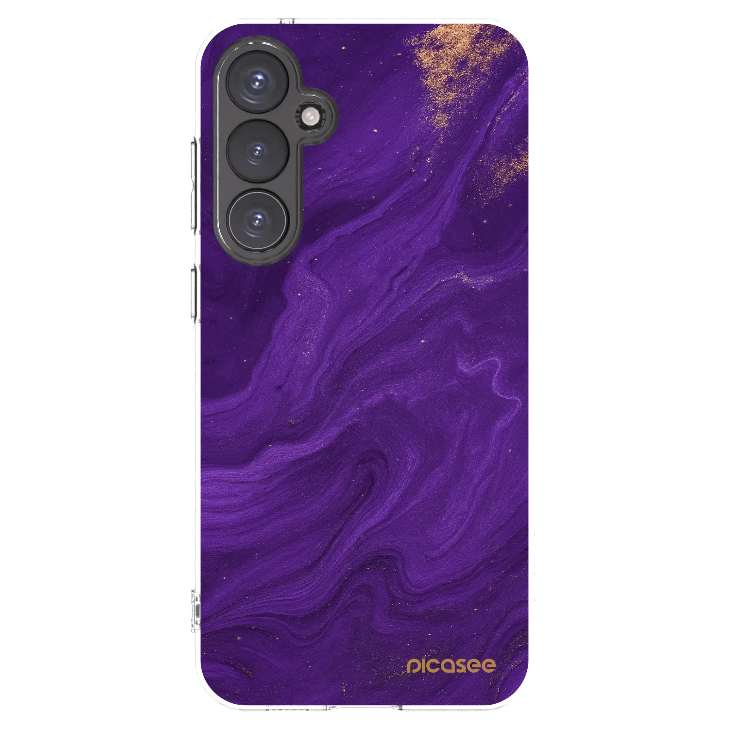 Picasee átlátszó szilikon tok az alábbi mobiltelefonokra Samsung Galaxy S23 FE S711B - Purple